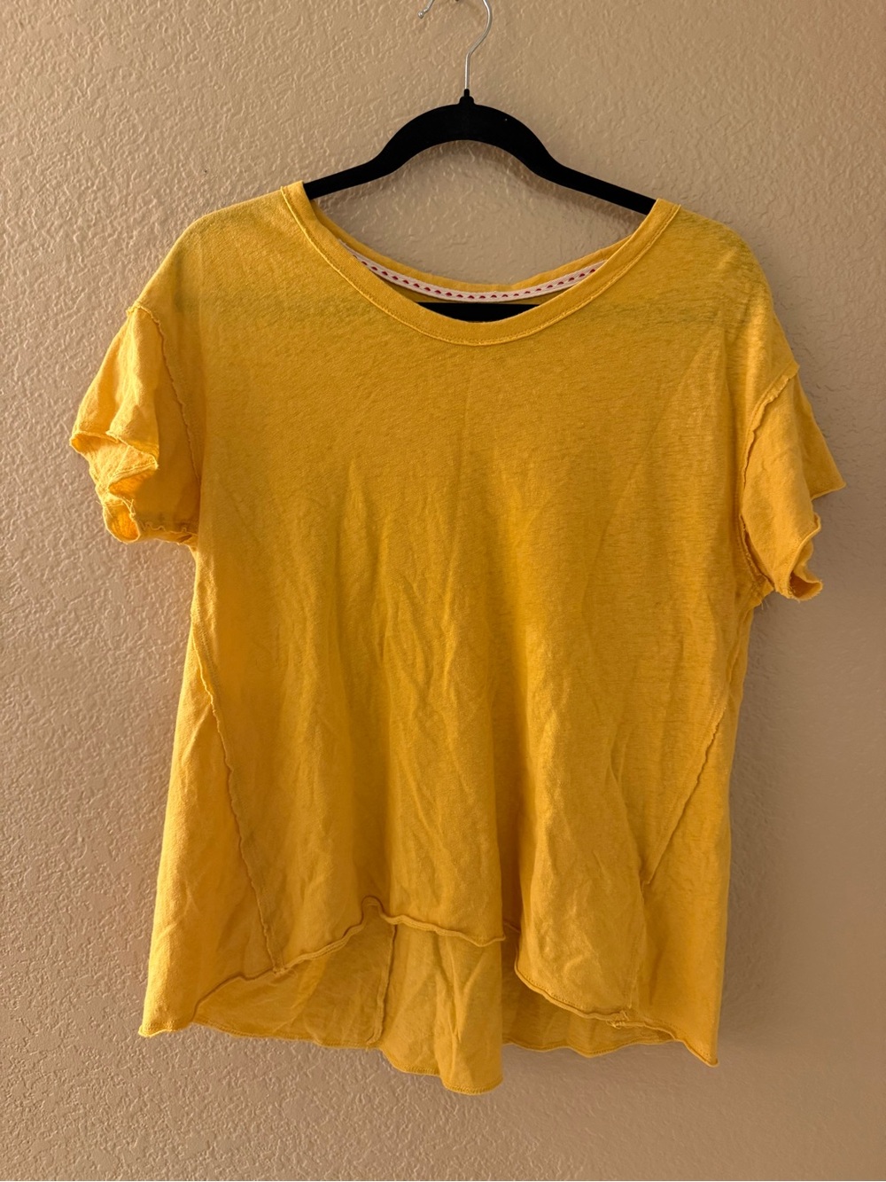 Pilcro Sunshine Yellow Short-Sleeve Tee